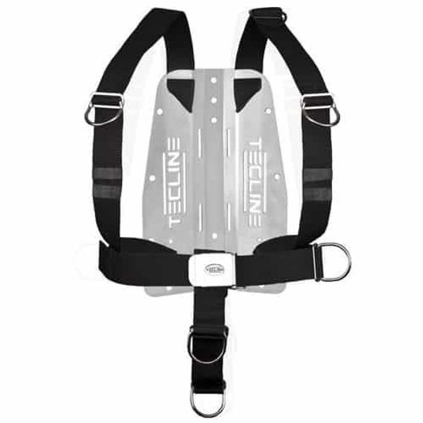 Hovedbilde Bakplate, Tecline 3mm m/justerbar dir harness