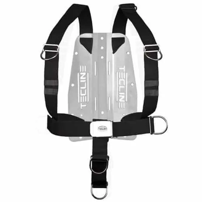 Hovedbilde Bakplate, Tecline 3mm m/justerbar dir harness