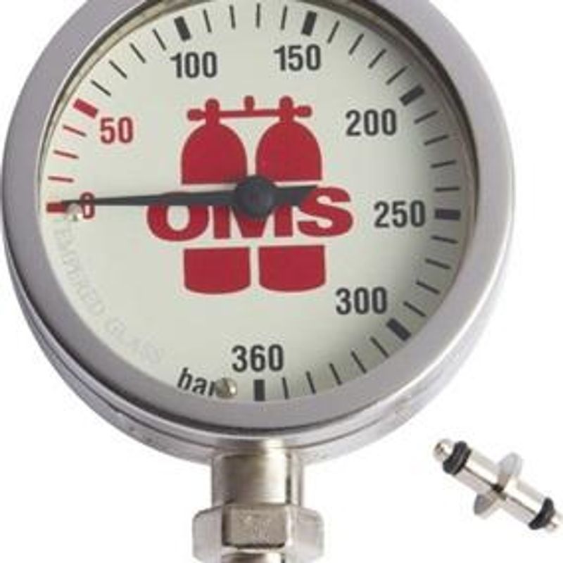 Manometer 63mm, 360 bar OMS
