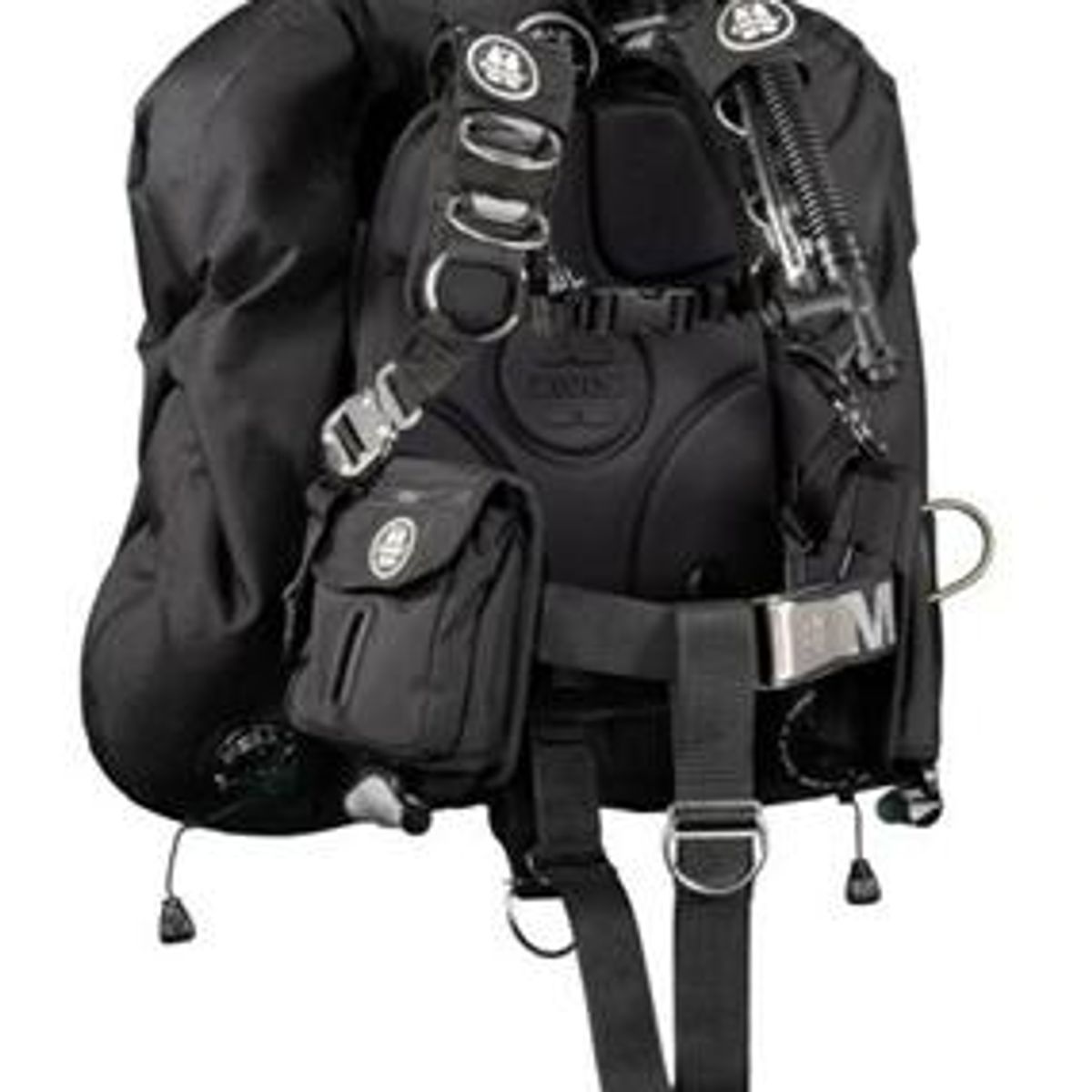 OMS Comfort Harness III Deep Ocean 2.0, svart, sett